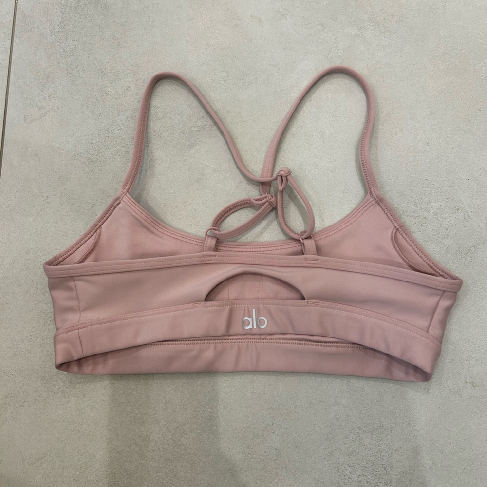 ALO Pink Sports Bra - Picture 3 of 4